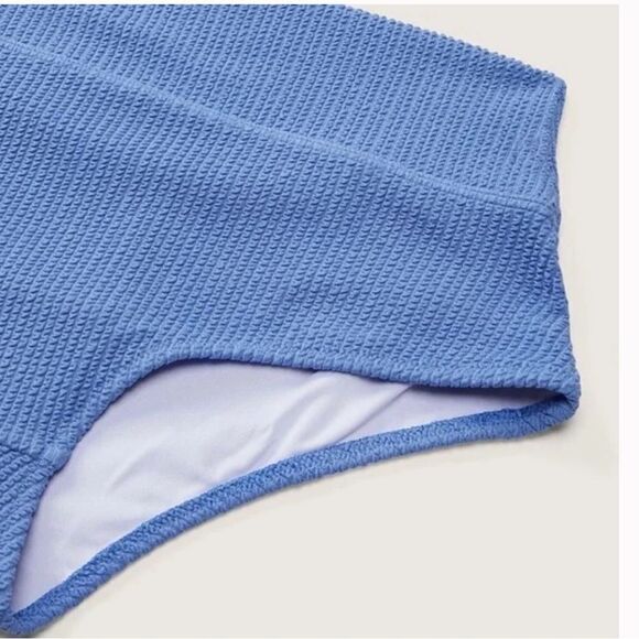 Victorias Secret Pink Swim Crinkle Push Up Padded Bikini Top Shortie Bottom Set - Picture 5 of 7